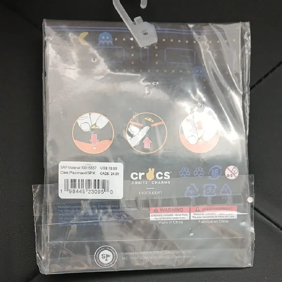 💥CROCS Pac-Man Jibbitz Charms Set - Picture 2 of 4